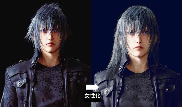 FF15主要キャラを性転換させてみるに関連した画像-02