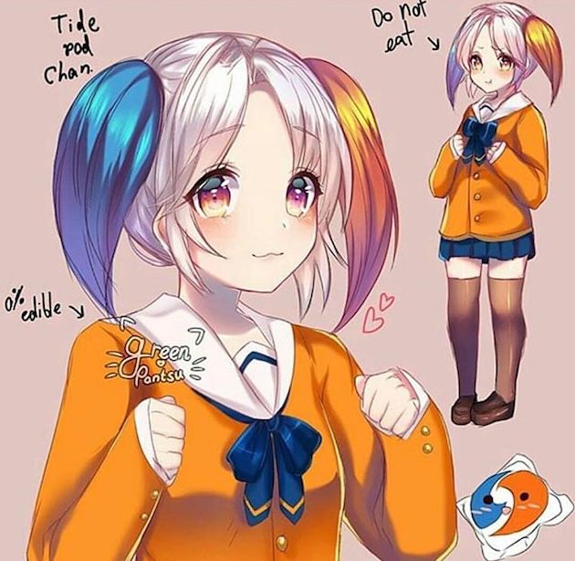 タイドポッドちゃん（Tide Pod Chan）に関連した画像-02