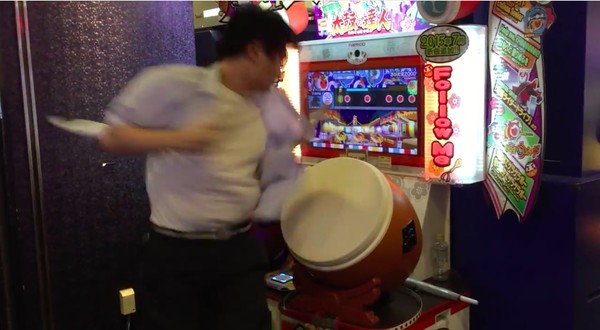 東京にクレイジーな「太鼓の達人」プレイヤーが降臨に関連した画像-04