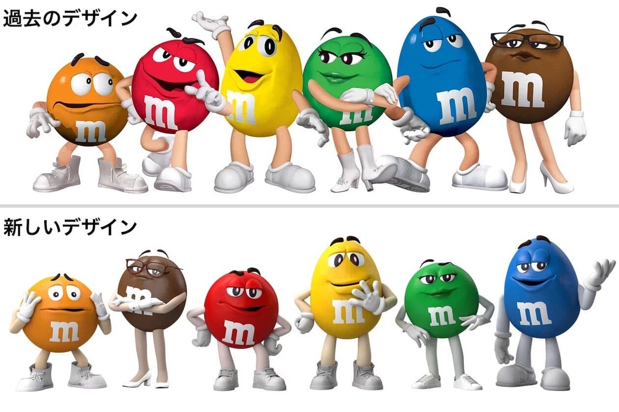 M&M's　チョコレート　インクルーシブ　包括的　多様性