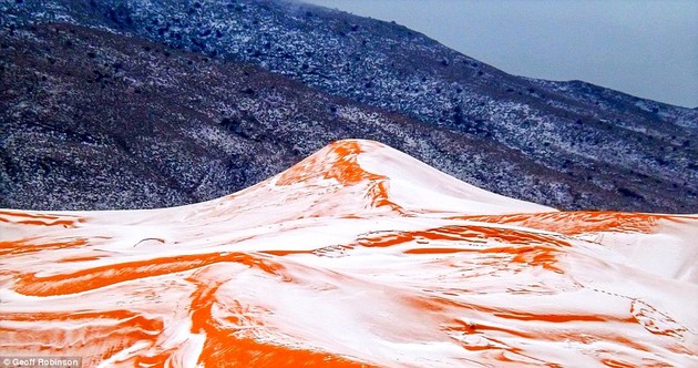 サハラ砂漠で37年ぶりに降雪に関連した画像-03